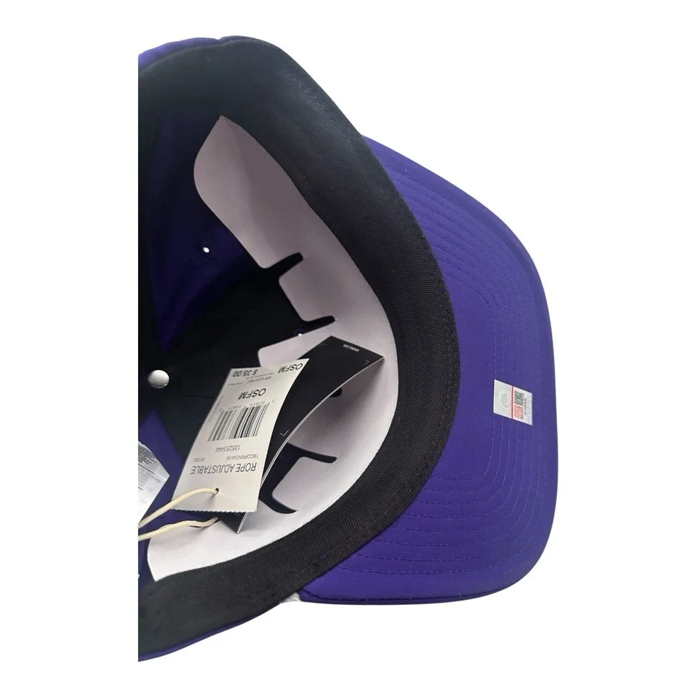 Adidas Washington Huskies Hat Cap Strapback Purple Adjustable NCAA Rope‎ JN1562